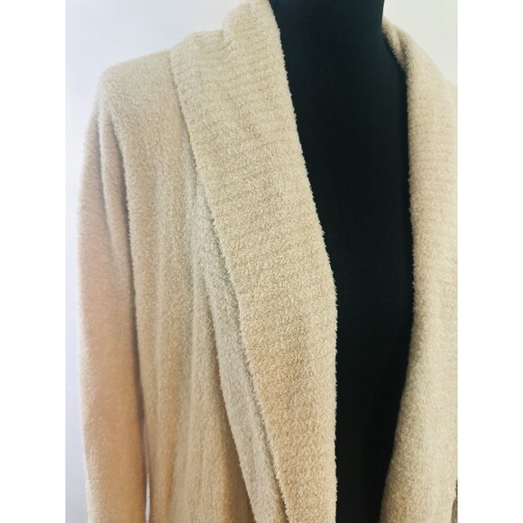 Barefoot‎ Dreams CozyChic Lite Beige Stone Open Front Cozy Cardigan XS/S - Picture 5 of 11